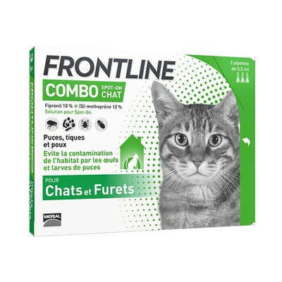 Image FRONTLINE COMBO CHAT PIPETTES 3  0.5 ML